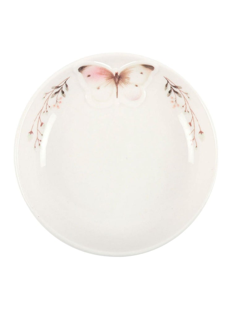 Something Different Butterfly White Trinket Dish - Image 2 of 4