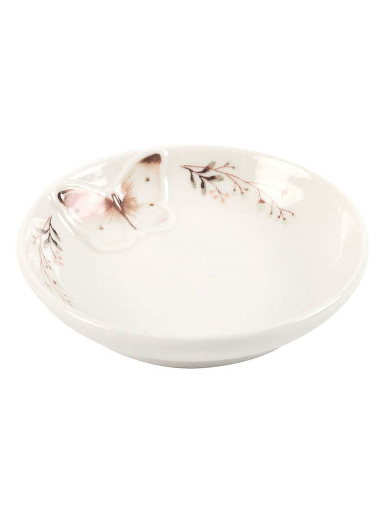 Something Different Butterfly White Trinket Dish - Image 4 of 4