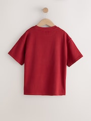 Red Sequin Rolling Stones Oversized T-Shirt (3-16yrs) - Image 6 of 8