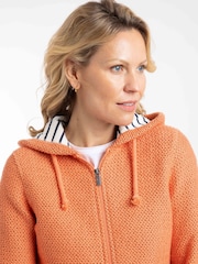 Weird Fish Orange Chicoa Full Zip Hooded Classic Macaroni Hoodie - Image 4 of 7