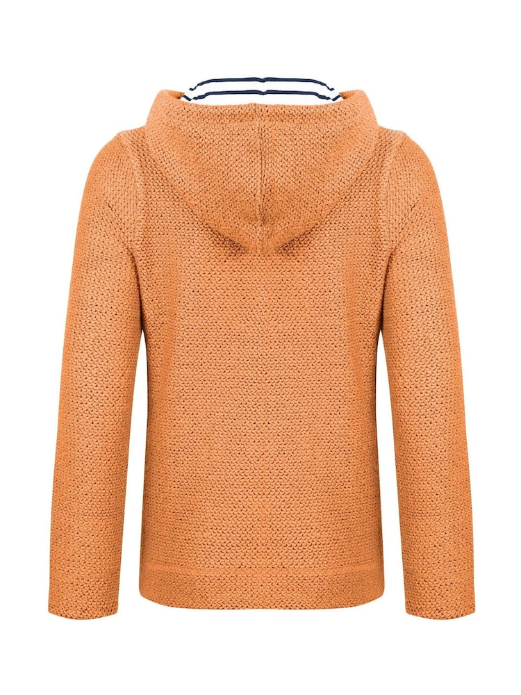 Weird Fish Orange Chicoa Full Zip Hooded Classic Macaroni Hoodie - Image 7 of 7 Weird Fish Orange Chicoa Full Zip Hooded Classic Macaroni Hoodie - Image 7 of 7