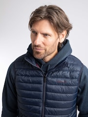 Weird Fish Blue Langtree Lightweight Showerproof Padded Gilet - Image 3 of 6
