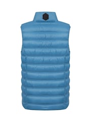 Weird Fish Blue Atissa Lightweight Padded Gilet - Image 7 of 7