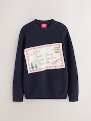 Մուգ կապույտ - Santa Letter Matching Family Christmas Jumper - Պատկեր 6 9-ից