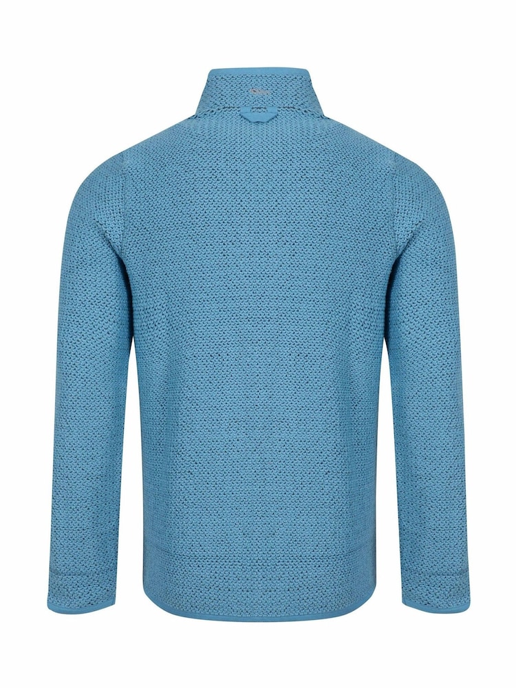 Weird Fish Blue Transom Full Zip Macaroni T-Shirt - Image 7 of 7