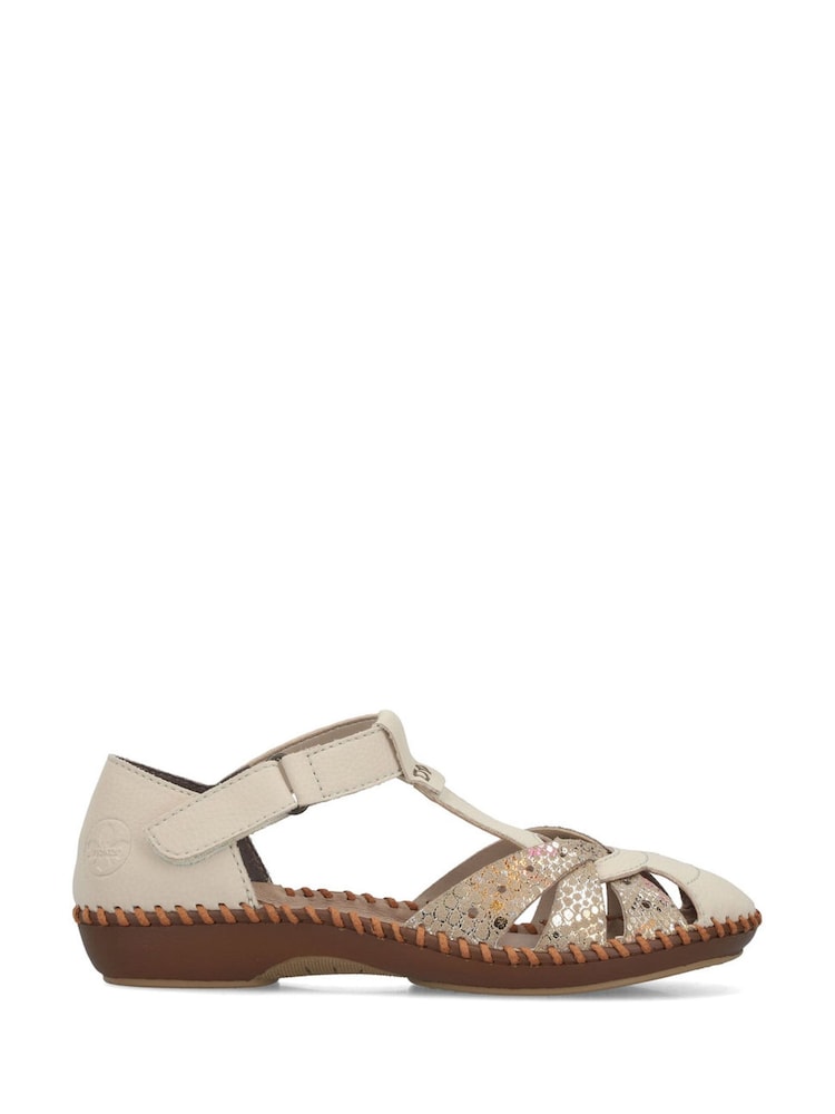 Rieker Cream Shoes Hook & Loop - Image 1 of 6