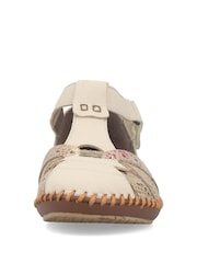 Rieker Cream Shoes Hook & Loop - Image 3 of 6