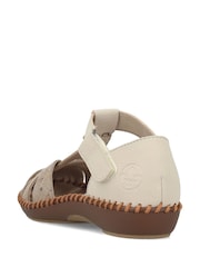 Rieker Cream Shoes Hook & Loop - Image 4 of 6