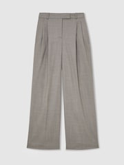 Reiss Darcy Wool-Blend Wide-Leg Pleated Trousers - 圖片 2，共 9