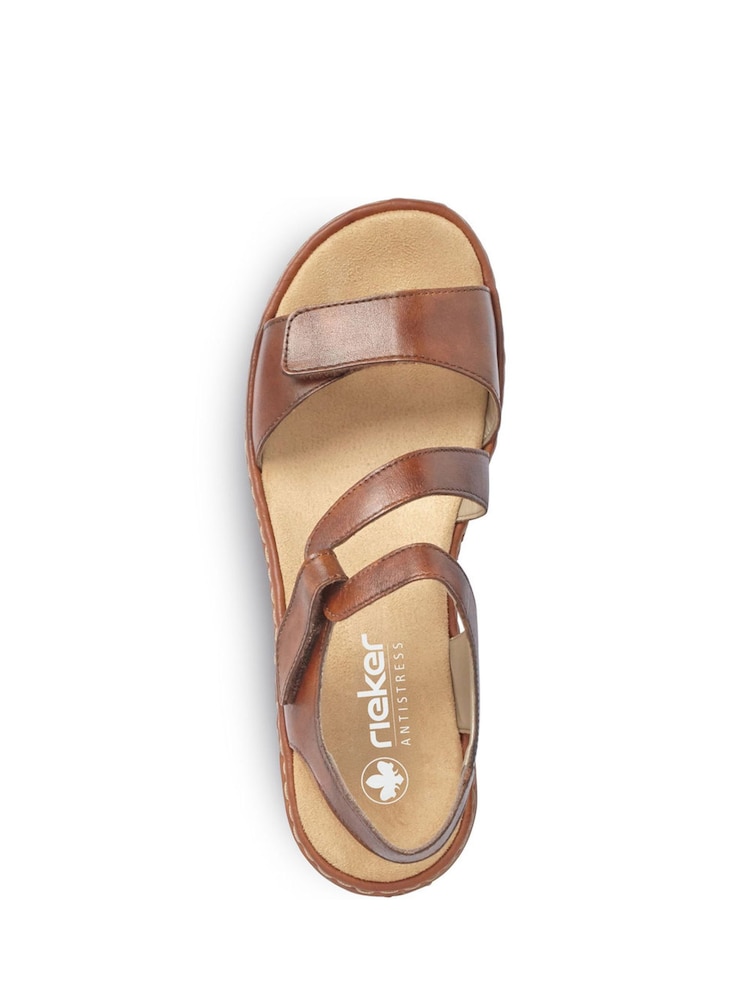 Rieker Brown Sandals - Image 4 of 4 Rieker Brown Sandals - Image 4 of 4