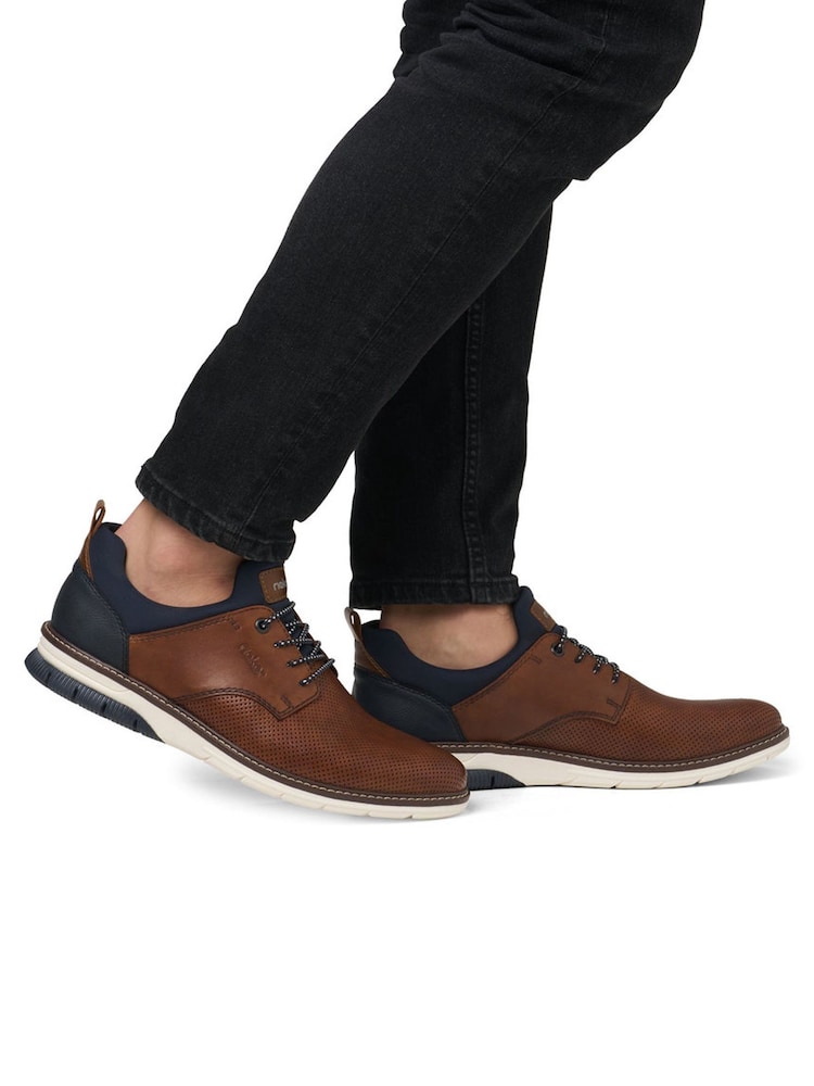 Rieker Braune Schuhe mit Elastikeinsatz - Bild 1 von 7