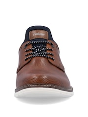 Rieker Braune Schuhe mit Elastikeinsatz - Bild 5 von 7
