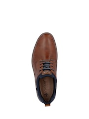 Rieker Braune Schuhe mit Elastikeinsatz - Bild 6 von 7