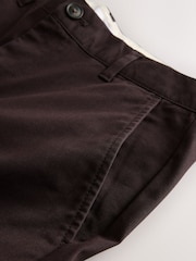 Brown Slim Fit Cotton Rich Stretch Chinos - Image 2 of 3