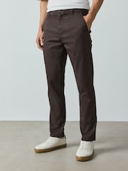 Aubergine Slim Fit Cotton Rich Stretch Chinos - Image 3 of 9