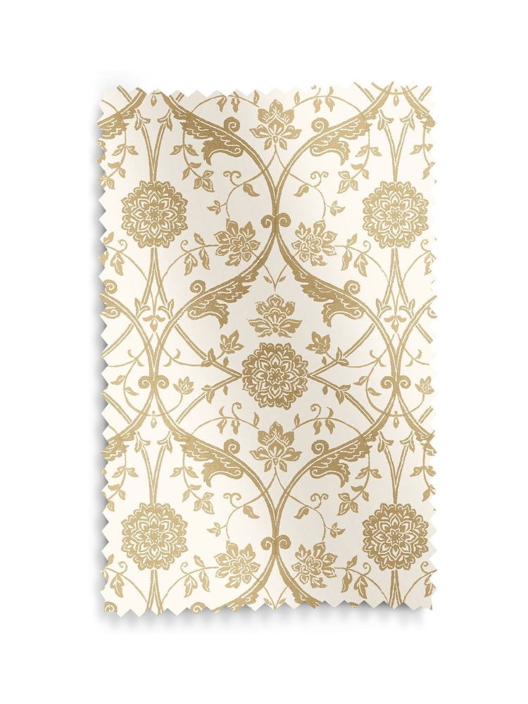 Laura Ashley Gold Endale Trellis Roman Made to Measure Roman Blind - Image 6 of 6