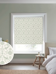 Laura Ashley Pistachio Endale Trellis Pistachio Measure Roman Blind - Image 1 of 6