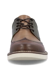 Rieker Brown Lace-Up Shoes - Image 4 of 7