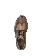 Rieker Brown Lace-Up Shoes - Image 6 of 7