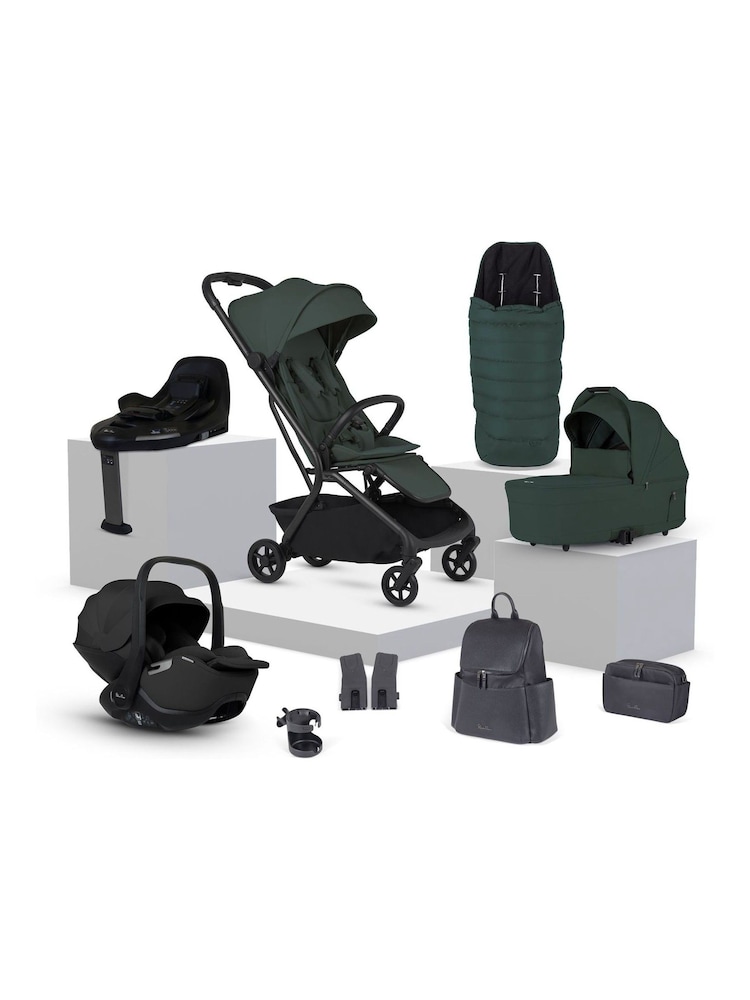Silver Cross Conifer Nia Compact Stroller Travel System with Accessories - Image 1 of 6