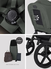 Silver Cross Pewter Breez Stroller Infant Carrier Bundle - Image 6 of 6