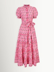 Pink City Prints Pink Matilda Dress - Image 1 of 1