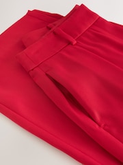 Red Satin Barrel Trousers - Image 6 of 7