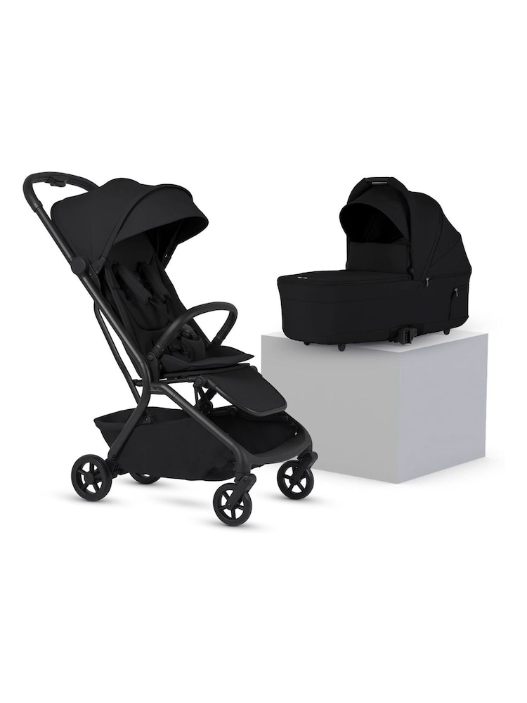 Silver Cross Onyx Nia Compact Travel Stroller with Carrycot - Image 1 of 6 Silver Cross Onyx Nia Compact Travel Stroller with Carrycot - Image 1 of 6