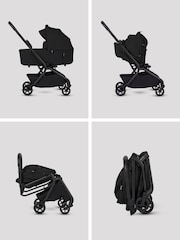 Silver Cross Onyx Nia Compact Travel Stroller with Carrycot - Image 3 of 6