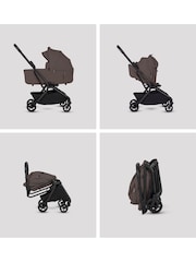 Silver Cross Chocolate Nia Compact Stroller Travel System with Accessories - Image 2 of 6