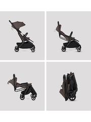 Silver Cross Chocolate Nia Compact Stroller Travel System with Accessories - Image 3 of 6