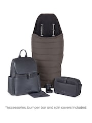 Silver Cross Chocolate Nia Compact Stroller Travel System with Accessories - Image 5 of 6