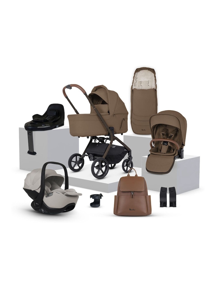 Silver Cross Maple Breez Stroller Infant Carrier Bundle - Image 1 of 6 Silver Cross Maple Breez Stroller Infant Carrier Bundle - Image 1 of 6