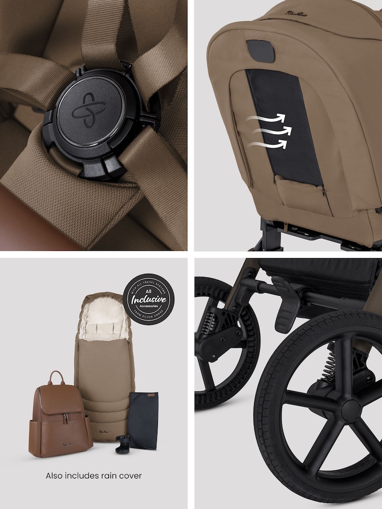 Silver Cross Maple Breez Stroller Infant Carrier Bundle - Image 6 of 6