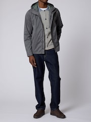 PS Paul Smith Grey Hooded Technical Windbreaker Jacket - Image 4 of 5