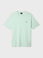 Verde - PS Paul Smith Zebra Logo Cotton T-Shirt - Imagen 5 de 6