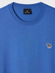 Azul - PS Paul Smith Zebra Logo Cotton T-Shirt - Imagen 6 de 6