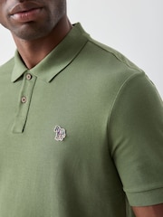 PS Paul Smith Green Zebra Logo Polo Shirt - Image 4 of 6