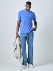PS Paul Smith Blue Zebra Logo Polo Shirt - Image 5 of 6