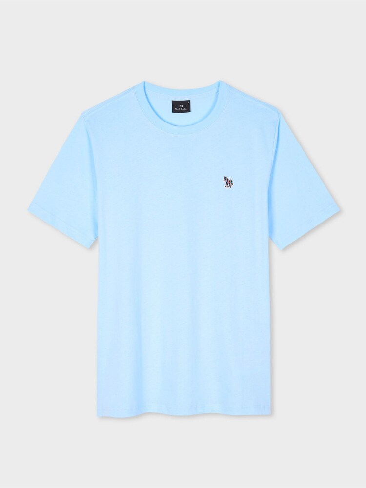 Paul Smith Light Blue Regular Fit Logo T-Shirt - Image 1 of 1 Paul Smith Light Blue Regular Fit Logo T-Shirt - Image 1 of 1
