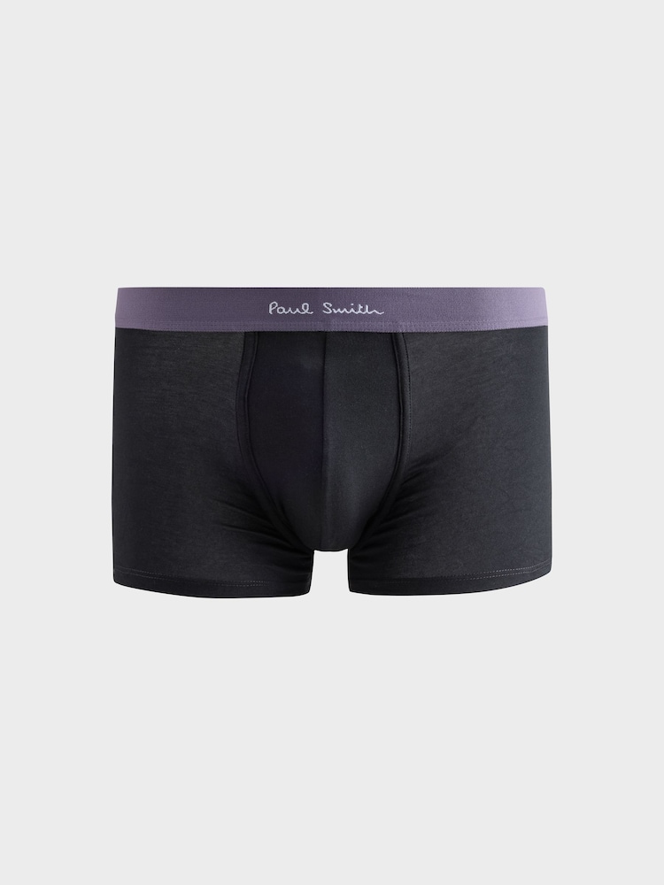 PS Paul Smith Black Contrast Logo Band Boxers 3 Pack - Image 2 of 4