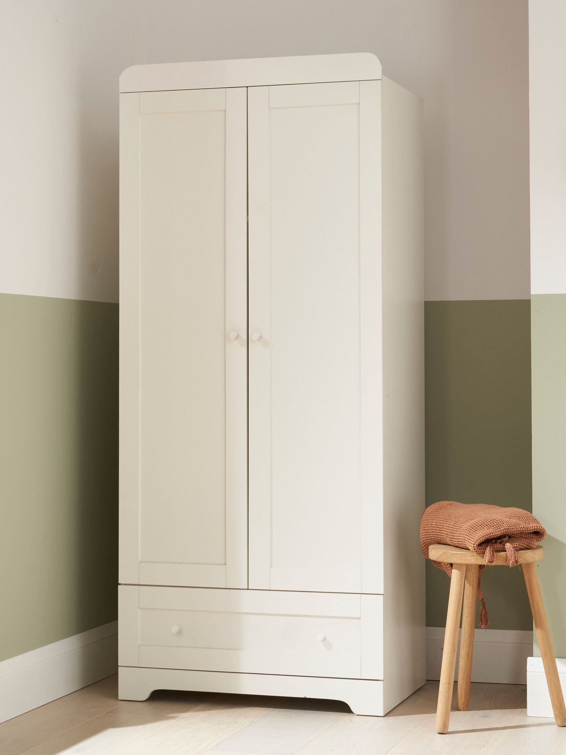 Tutti Bambini Unisex White Rio Nursery Wardrobe