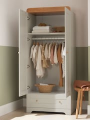 Tutti Bambini Dove Grey Oak Rio Nursery Wardrobe - Image 2 of 4