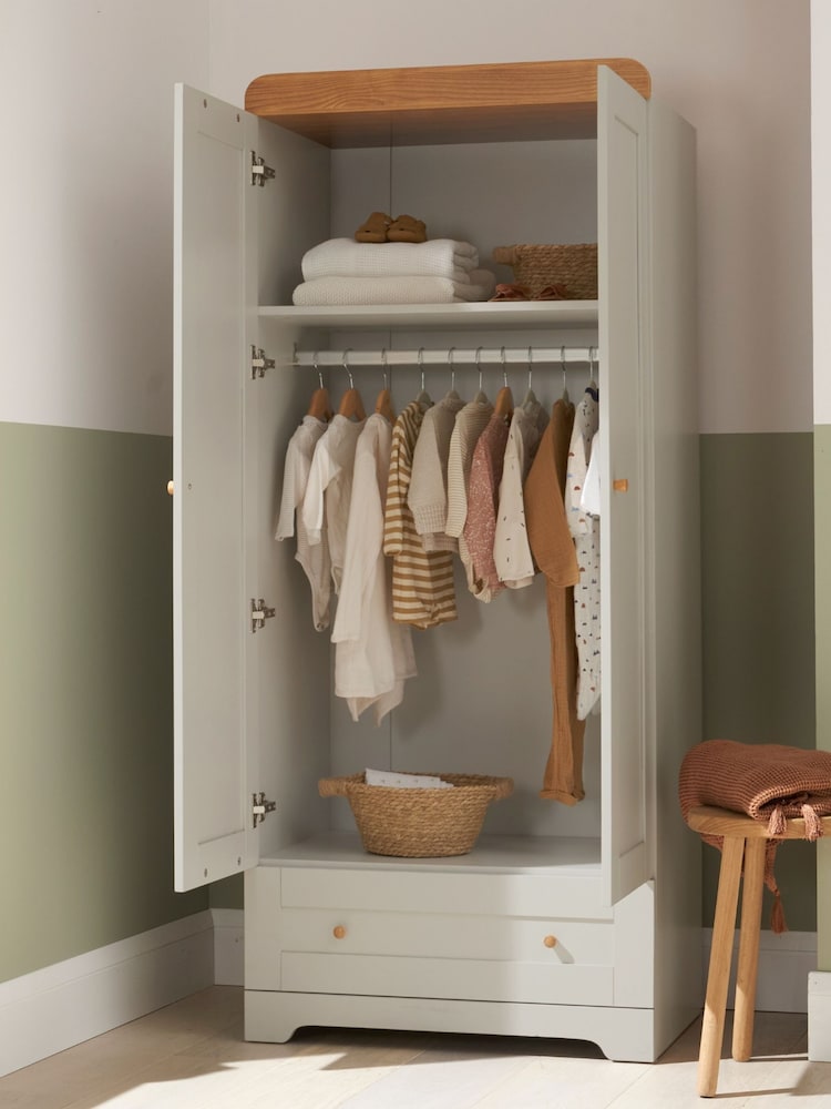 Tutti Bambini Dove Grey Oak Rio Nursery Wardrobe - Image 2 of 4