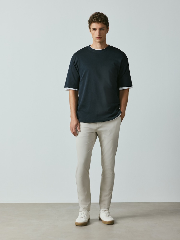 Bone Skinny Fit Cotton Rich Stretch Chinos - Image 1 of 9 Bone Skinny Fit Cotton Rich Stretch Chinos - Image 1 of 9