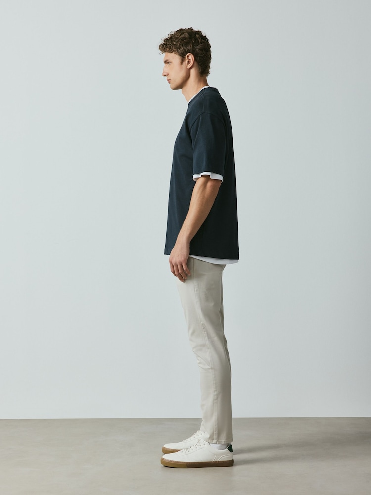 Bone Skinny Fit Cotton Rich Stretch Chinos - Image 2 of 9 Bone Skinny Fit Cotton Rich Stretch Chinos - Image 2 of 9