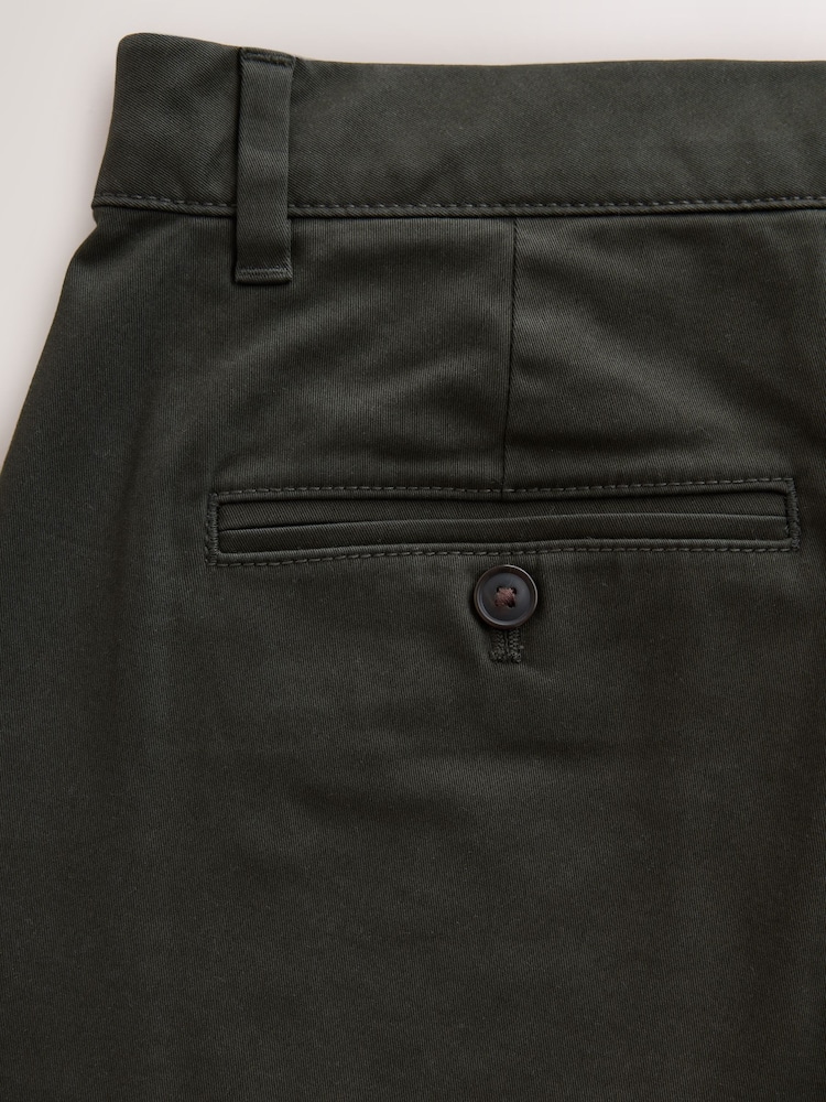 Green Relaxed Fit Cotton Rich Stretch Chinos - Image 10 of 10 Green Relaxed Fit Cotton Rich Stretch Chinos - Image 10 of 10