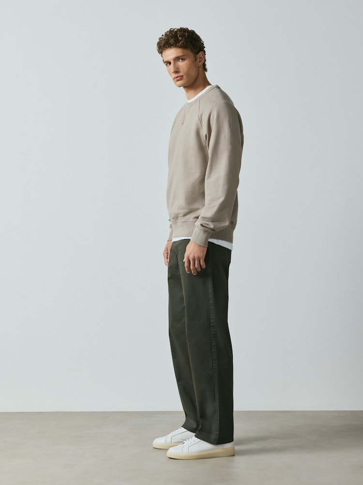 Green Relaxed Fit Cotton Rich Stretch Chinos - Image 2 of 10 Green Relaxed Fit Cotton Rich Stretch Chinos - Image 2 of 10