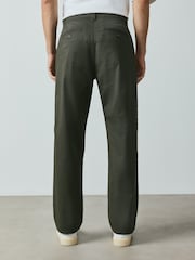 Green Relaxed Fit Cotton Rich Stretch Chinos - Image 4 of 10