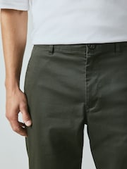 Green Relaxed Fit Cotton Rich Stretch Chinos - Image 5 of 10
